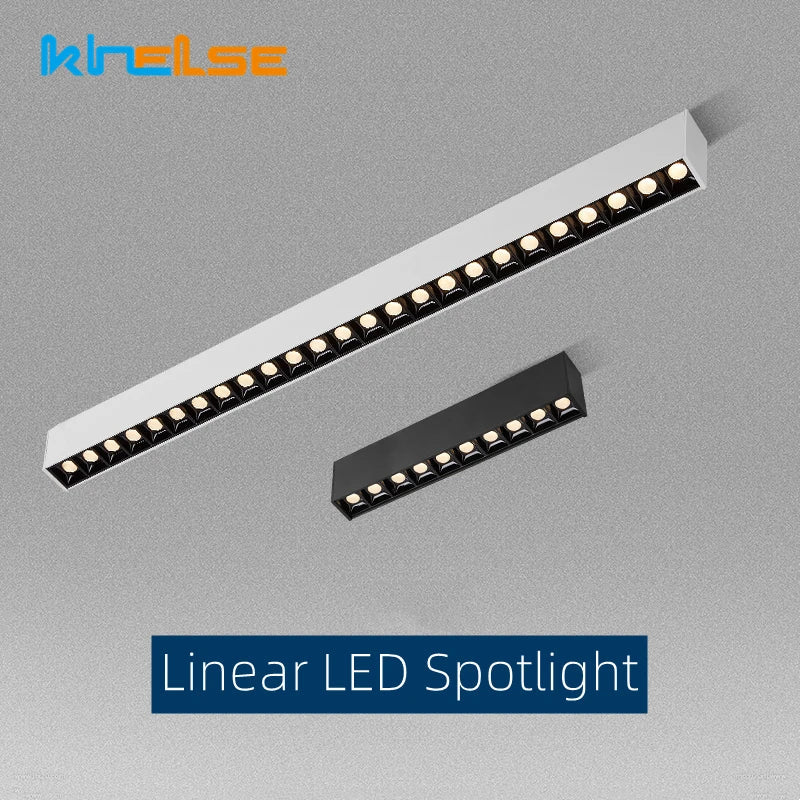 ™ LED Linear Grille Light: Modern Surface Mount Ceiling Lighting for Home, 110V/220V