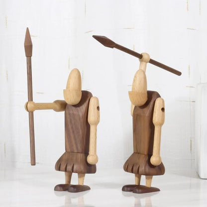 DecorBites™ Black Walnut Wood Carving Figurines Nordic Style Room Decor Crafts & Gifts