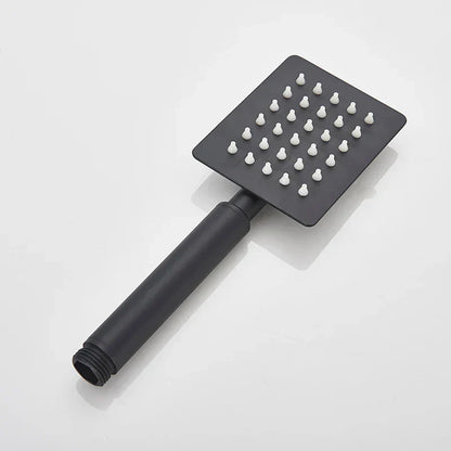 DecorBites™ Black High Pressure Hand-held Shower Head for Water Saving and Bathroom Rainfall