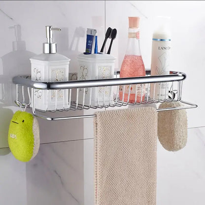 ™ Gold Brass Bathroom Shelf with Soap Holder 30cm/45cm