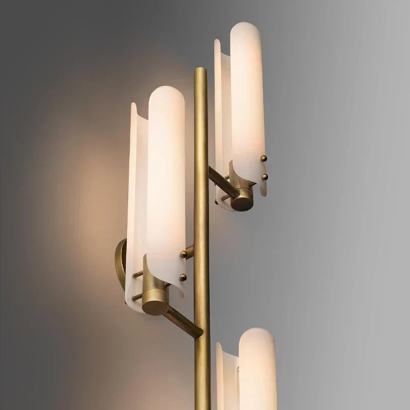 DecorBites™ LED Art Deco Wall Sconce for Bedroom
