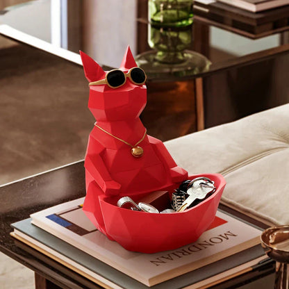 DecorBites™ Cool Cat Resin Figurine Table Statue Decor Sculpture Ornamental Figurines