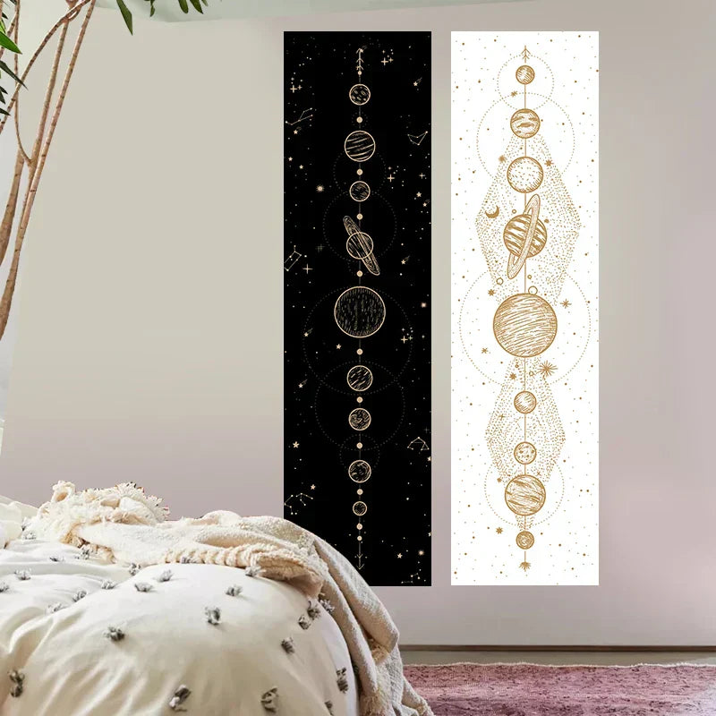 DecorBites™ Lunar Eclipse Moon Phase Tapestries Psychedelic Wall Hanging