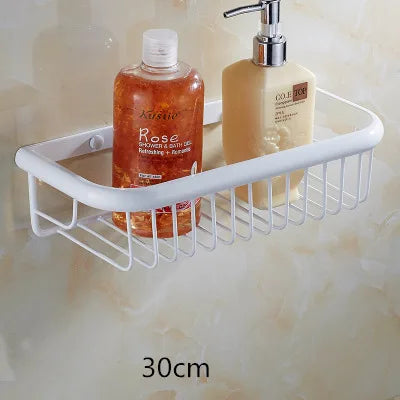 ™ Gold Brass Bathroom Shelf with Soap Holder 30cm/45cm