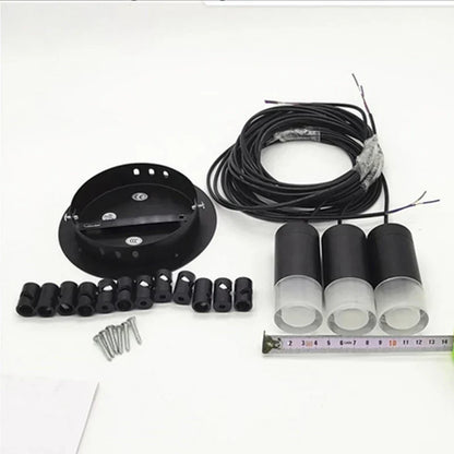 DecorBites™ Black Minimalist LED Wall Lamp for Bedroom and Living Room