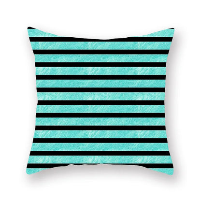 ™ Green Geometric Pillowcase - Nordic Classic Design for Home Decor and Comfort