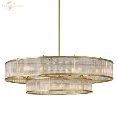 DecorBites™ Glass Chandeliers: Elegant LED Pendant Hanging Lights for Home, Hotel, and Restaurant