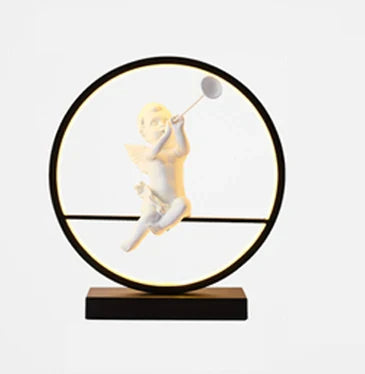 DecorBites™ Angel Doll Bird Table Lamp: Romantic LED Lighting for Home Decor