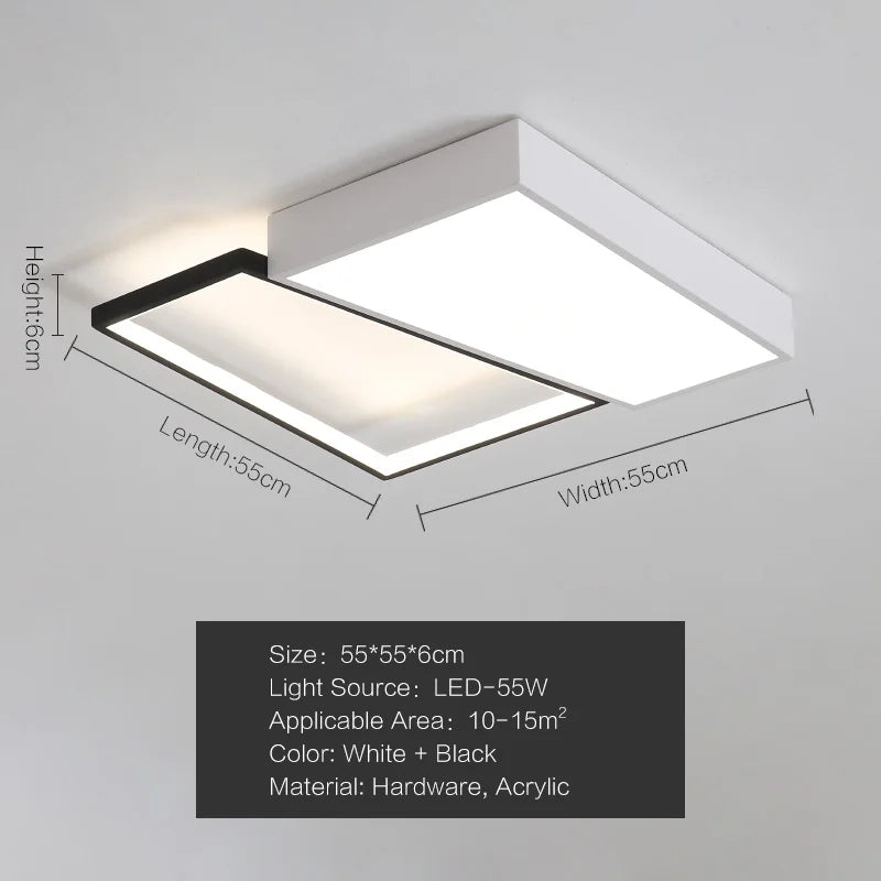 DecorBites™ Bedroom Lamp Ceiling Light Modern Simple Luxury Nordic Style