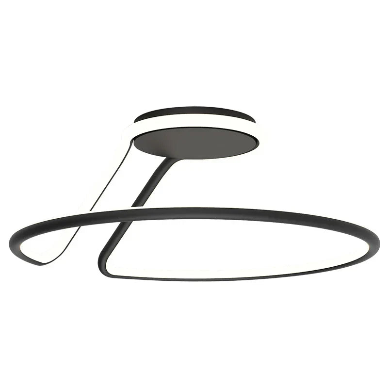 DecorBites™ Aluminum LED Chandelier: Modern Minimalist Bedroom Kitchen Lighting Fixtures