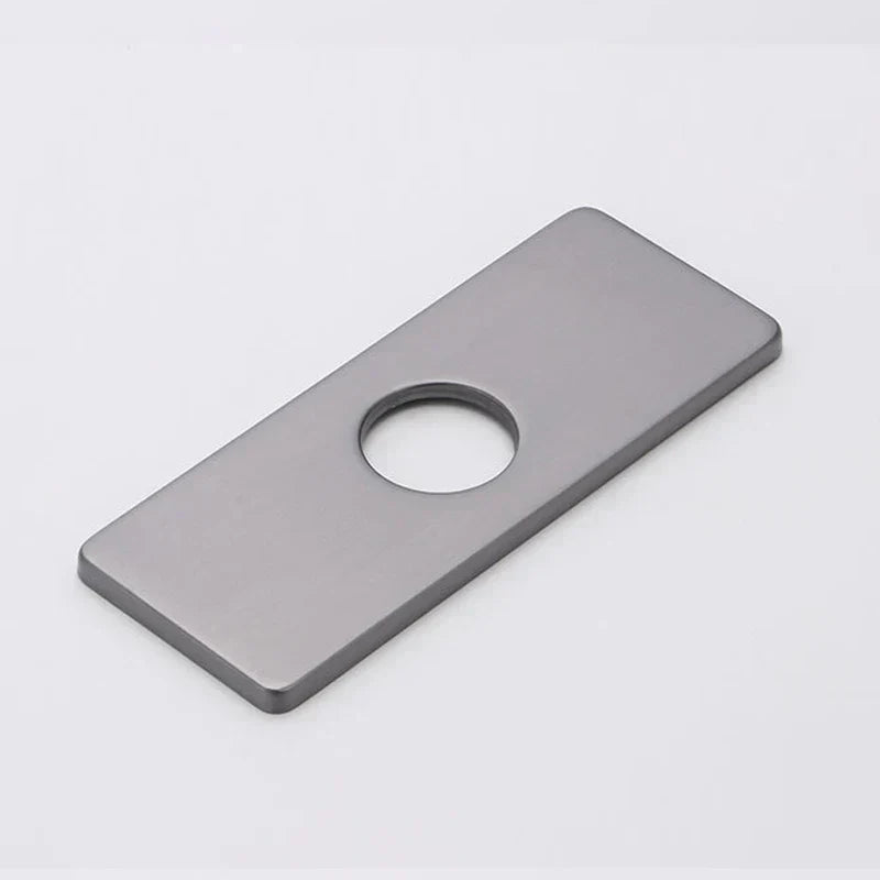 DecorBites™ 4" Hole Cover Deck Plate for Sink Faucets - Black/Gray/Gold Finishes