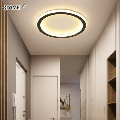DecorBites™ Black Led Ceiling Light for Home Entryway - Modern Balcony Indoor Lamp