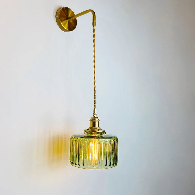 DecorBites™ Glass Adjustable LED Sconce Wall Light for Bedroom Home Decor