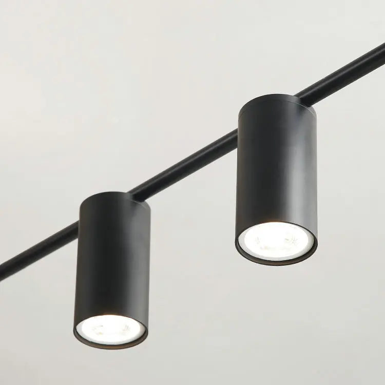 DecorBites™ Black Minimalist Dining Room Chandelier: Modern Nordic Long Lights for Stylish Lighting