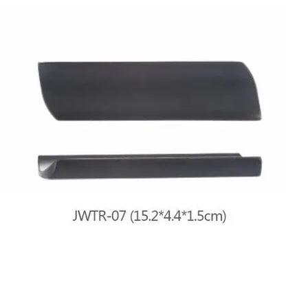 DecorBites™ Black Melamine Plastic Dipping Sauce Dish Bowl Set - Pack of 4