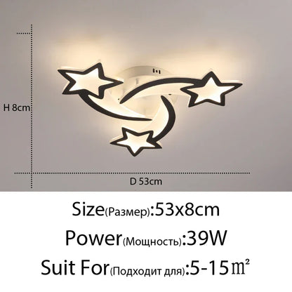 DecorBites™ LED Chandelier: Modern Dimmable Indoor Lighting for Bedroom, Hall, Living Room