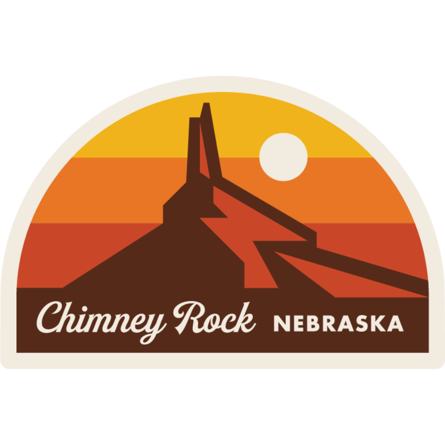 Chimney Rock Weather Resistant Sticker | HEARTlandia