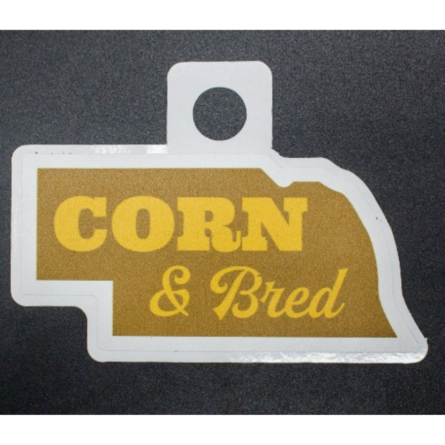 Corn & Bred Weather Resistant Sticker | HEARTlandia