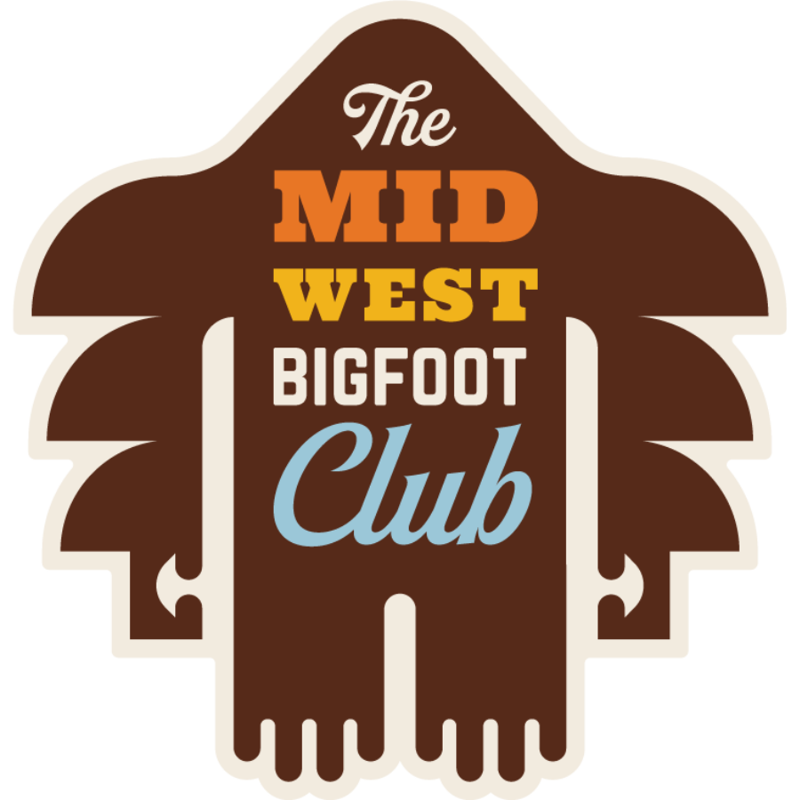 Bigfoot Club Weather Resistant Sticker | HEARTlandia