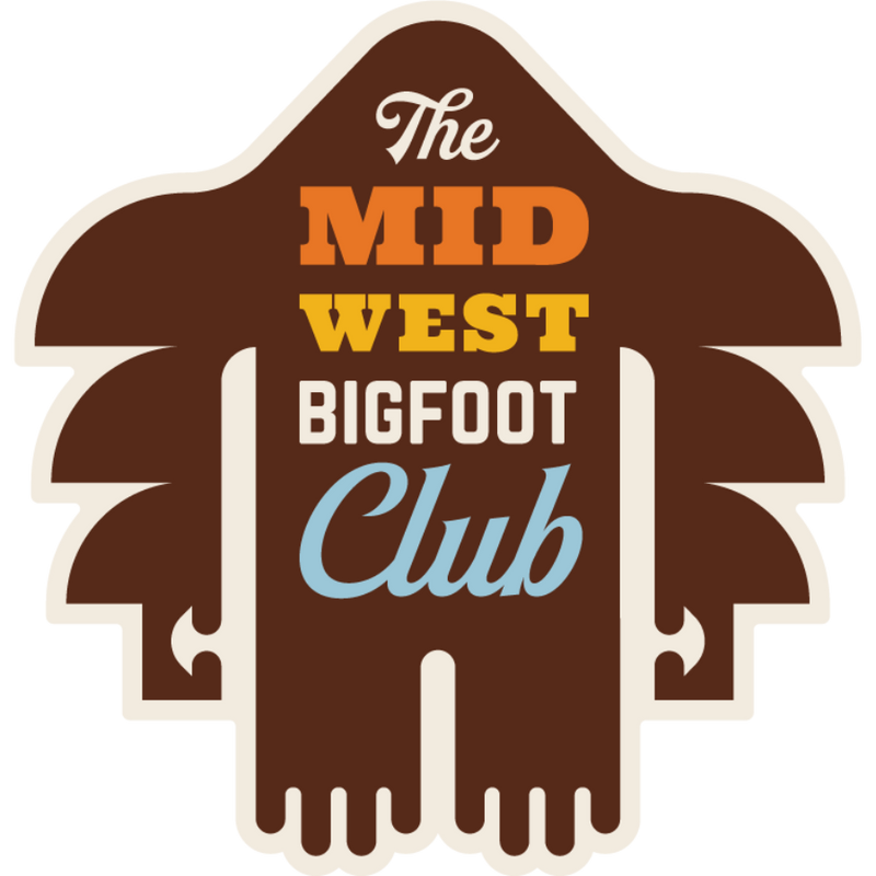 Bigfoot Club Weather Resistant Sticker | HEARTlandia