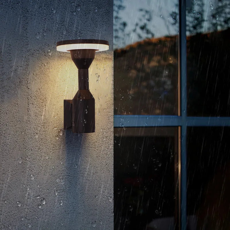 DecorBites™ LED Outdoor Wall Lamp | Modern IP65 Waterproof Sconce for Garden, Balcony, Courtyard