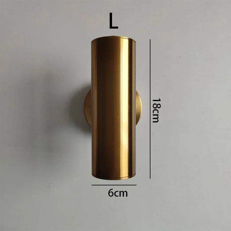 DecorBites™ Gold Iron Art LED Wall Lamp Modern Bedroom Living Room Light