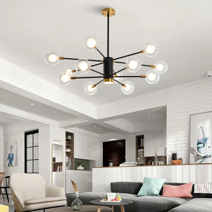 DecorBites™ Glass Ball Chandelier Modern Spotlight Pendant Lamp Lighting