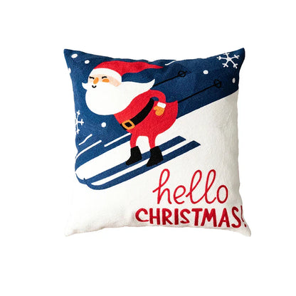 DecorBites™ Christmas Embroidered Pillow Cover Set - 45x45cm
