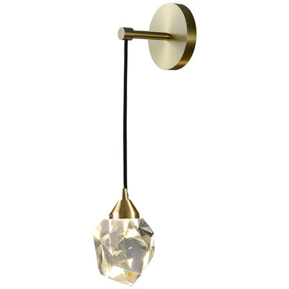 DecorBites™ Crystal Golden Wall Sconce for Modern Indoor Lighting Decor