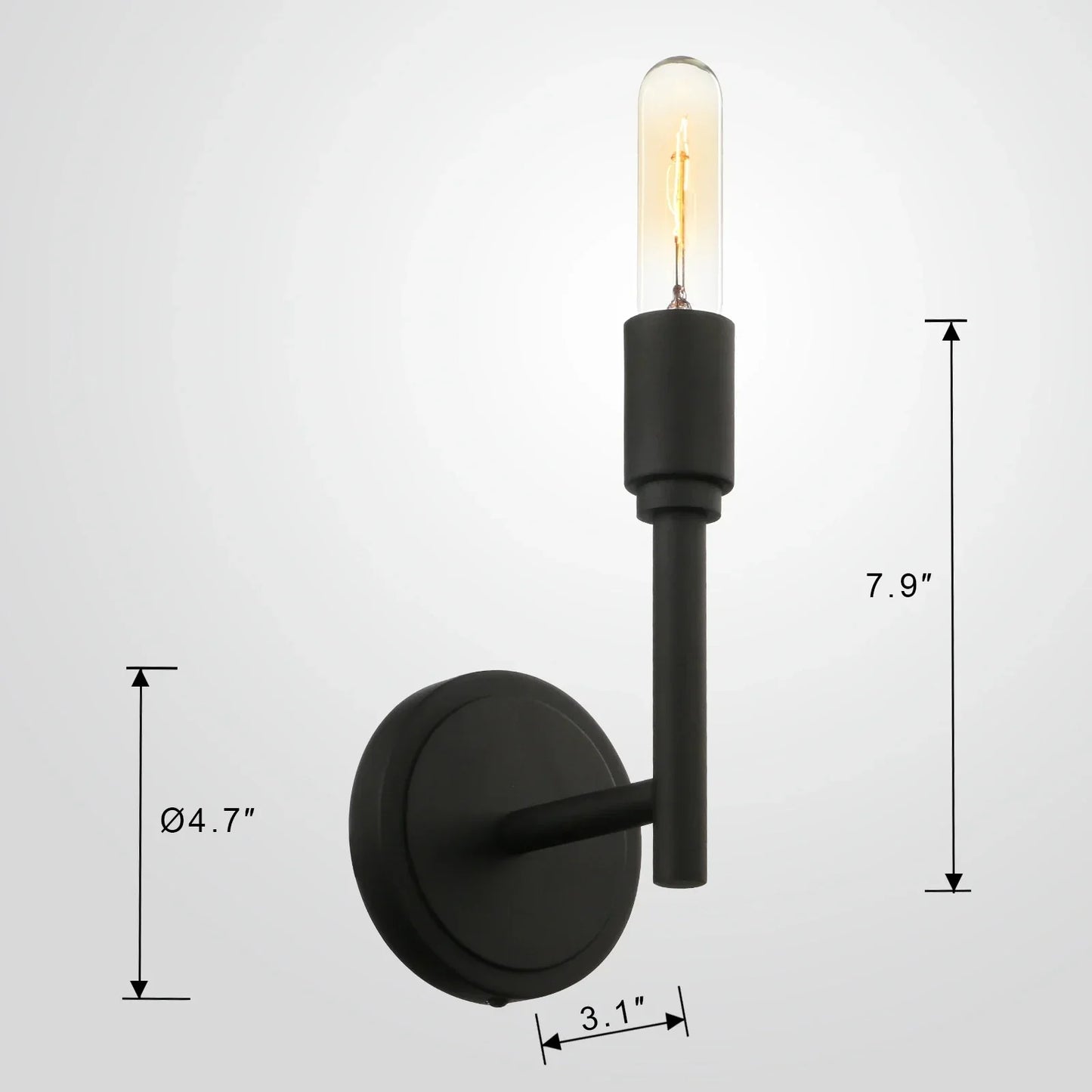 DecorBites™ Industrial Antique Metal Wall Lamp for Minimalist Bedroom
