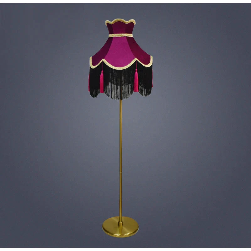 DecorBites™ Burgundy Wine Red Fabric Lampshade for Table, Floor & Pendant Light