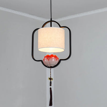 DecorBites™ Chinese Cloth Chandelier for Bedroom, Dining Room, Corridor, Hotel - Light & Elegant