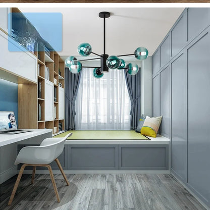 ™ Gold Branch LED Chandelier for Modern Living Room Decor