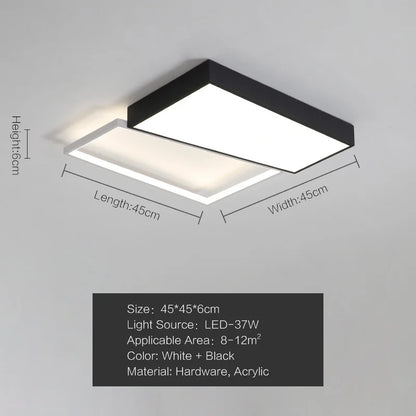 DecorBites™ Bedroom Lamp Ceiling Light Modern Simple Luxury Nordic Style