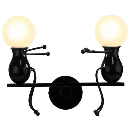 DecorBites™ Creative LED Wall Light Indoor Wall Sconce Modern Art Decor Iron E27