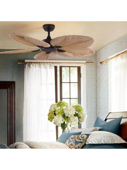 DecorBites™ 52 Inch LED Ceiling Fan Without Light Remote Control Reverse Function