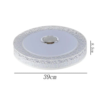 DecorBites™ Bluetooth Speaker Ceiling Light 36W | Bedroom Music Party Lamp with Remote Control