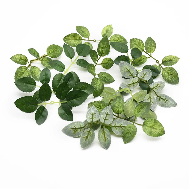 DecorBites™ Artificial Roses Wreath Silk Flowers Home Wedding Decor DIY Accessories