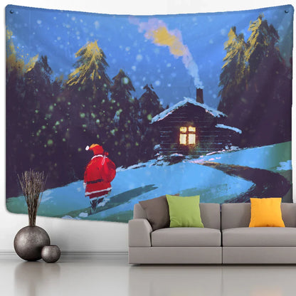 DecorBites™ Camel Starlight Oil Painting Tapestry Wall Hanging - Christmas Boho Psychedelic Home Decor