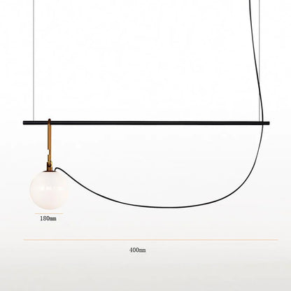 DecorBites™ Glass Ball Pendant Light for Bedroom Bar Cafe Decor - Multi-Light Post-Modern Glass Lighting