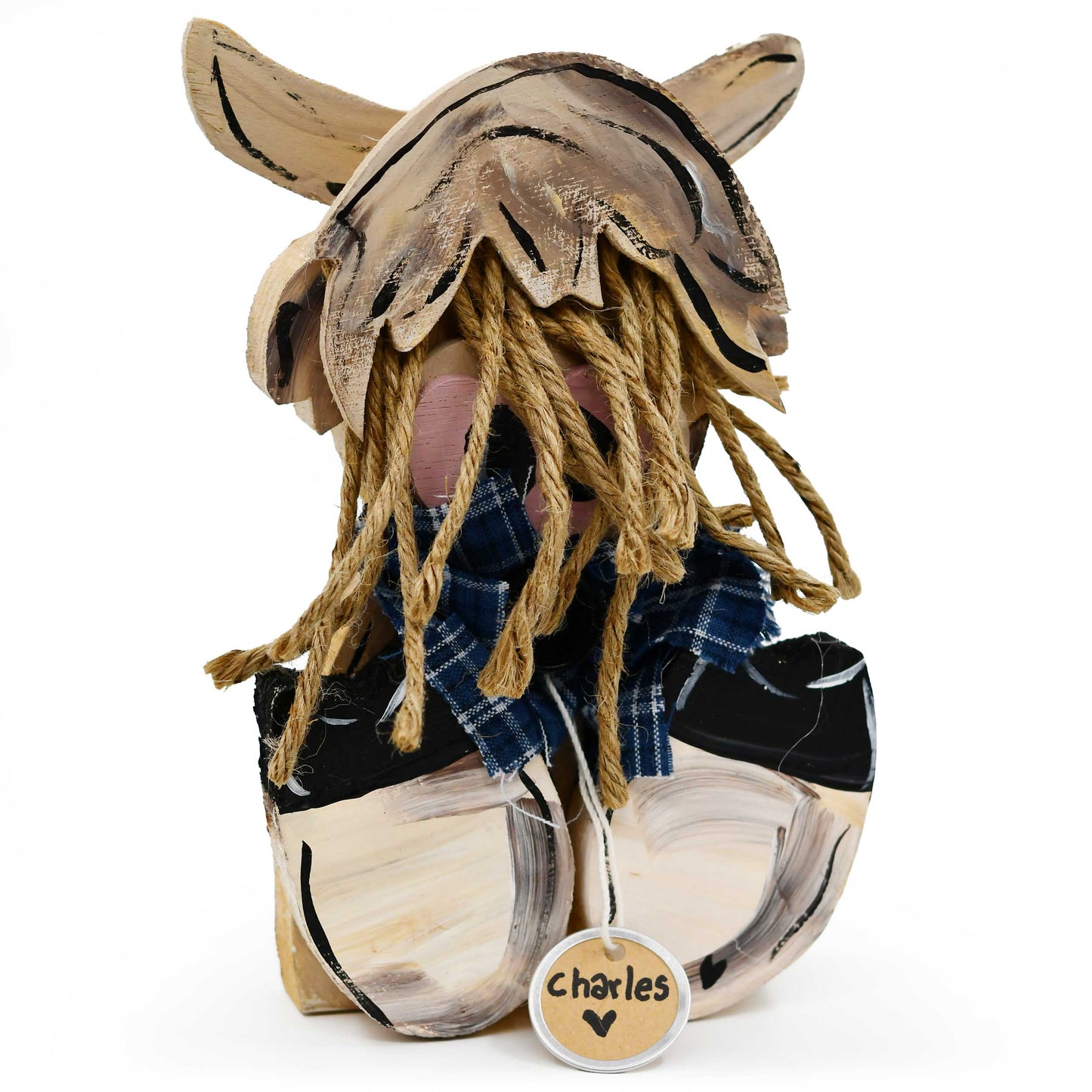 West Highland Cow Rustic Wooden Decoration | 5.5" x 7" | Multiple Designs | The Painted Attic