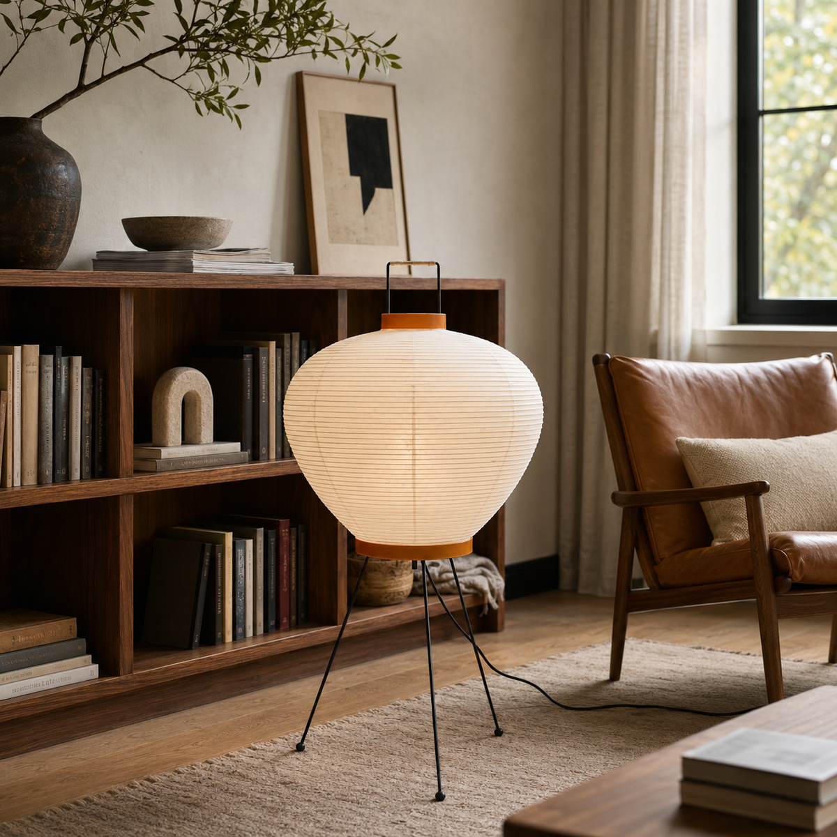 Piper Minimalist Paper Table Lamp