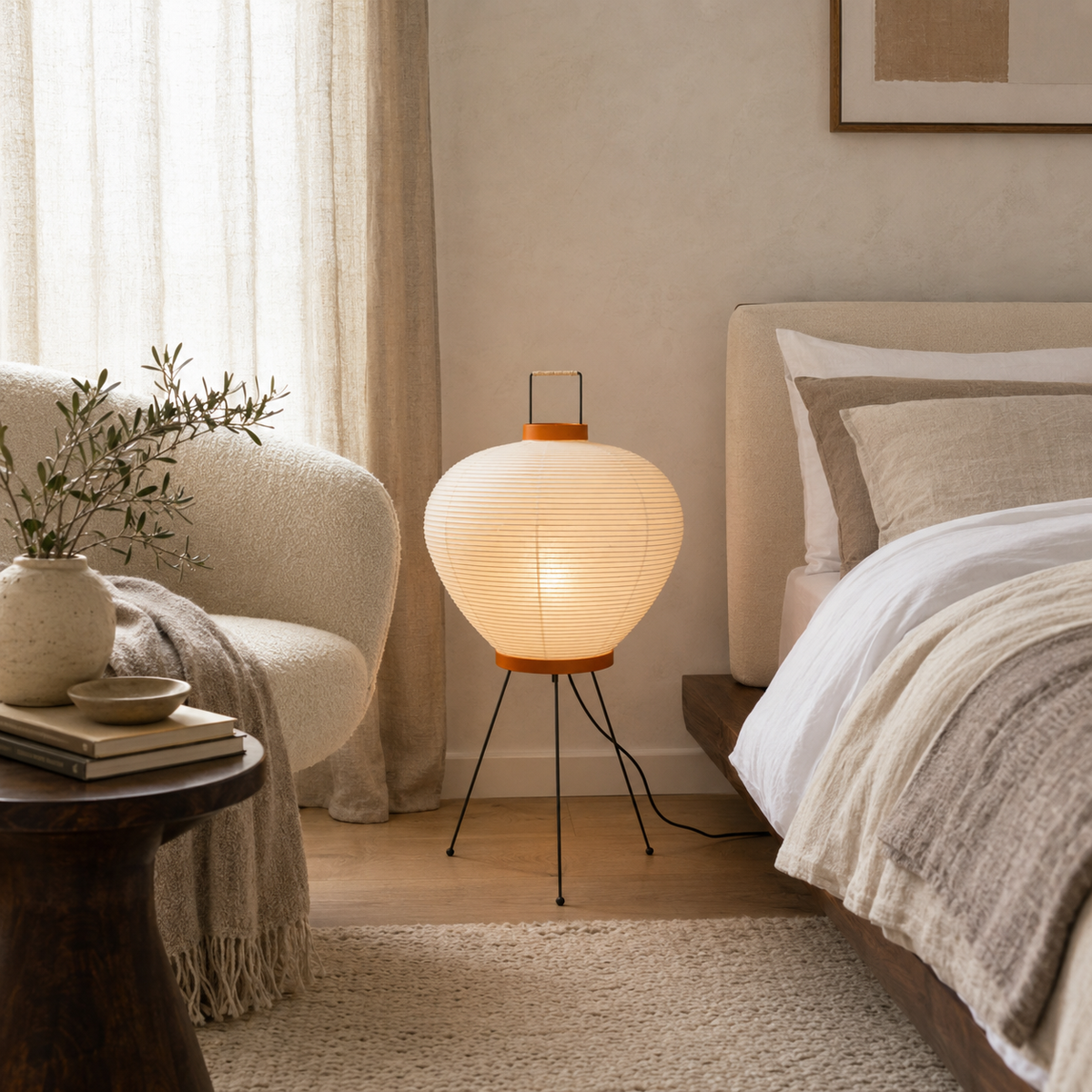 Piper Minimalist Paper Table Lamp