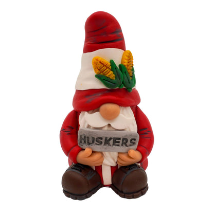 Nebraska Cornhusker Gnome Figurines | Multiple Designs | Clay Art Originals