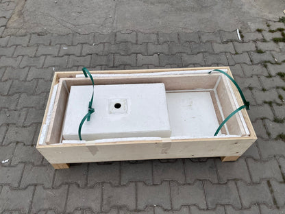 HANDCRAFTED CUSTOM TRAVERTINE SINK (TR-060)