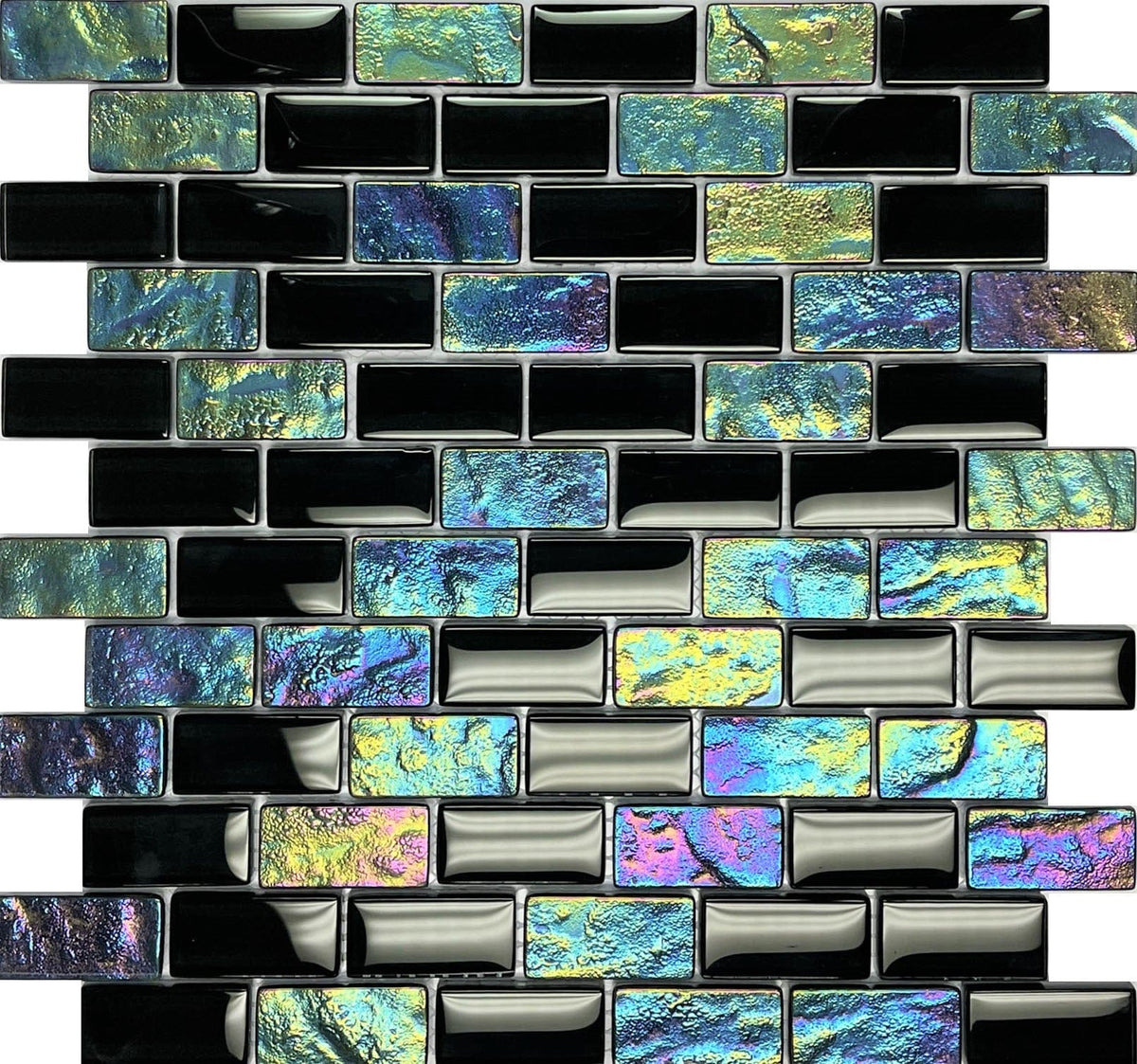 Equinox Black 1x2 Tile