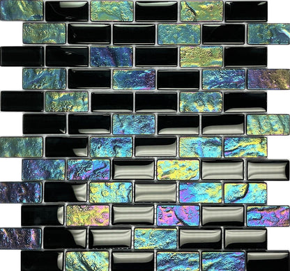 Equinox Black 1x2 Tile