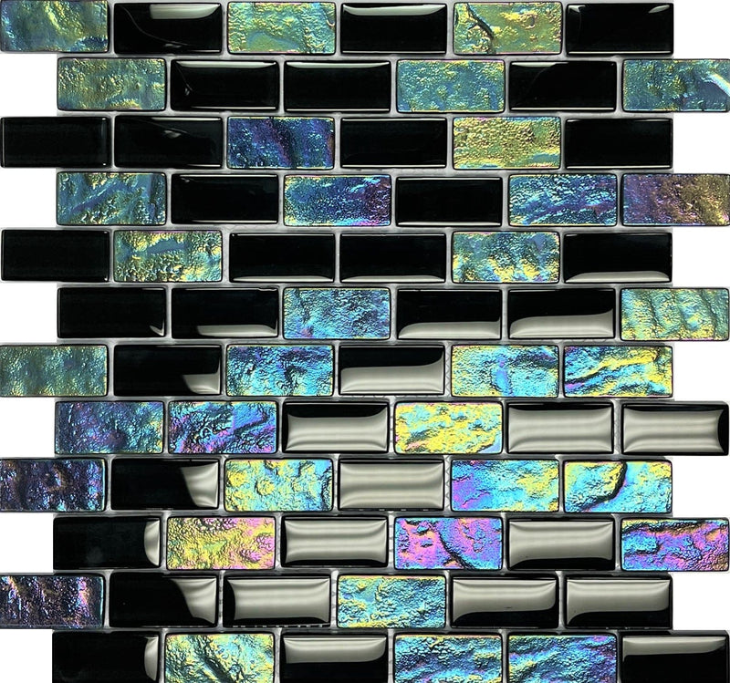 Equinox Black 1x2 Tile