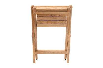 Sierra Natural Teak Outdoor Folding String Seat