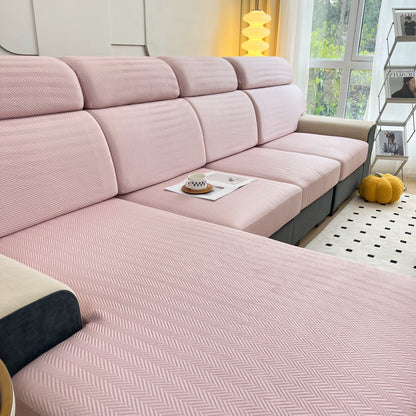 Cooling Stretchy Replacement Couch Cushion Covers for Sectional, Individual Couch Seat Cushion Covers